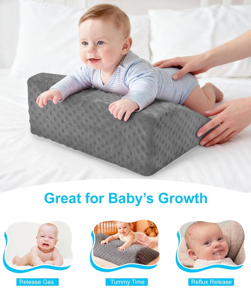 CreateBay Store Nursing Reflux Prop for Infant,Baby Colic & Gas Relief,Memory Foam Nursery Support for Newborns with Reusable Bag & Colorbox,Baby Tummy Time Prop for Neck and Shoulder Strength Growth, Newborn Gift - Image 2
